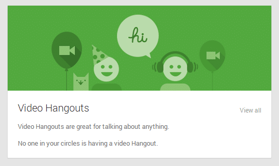 Google+ Hangouts